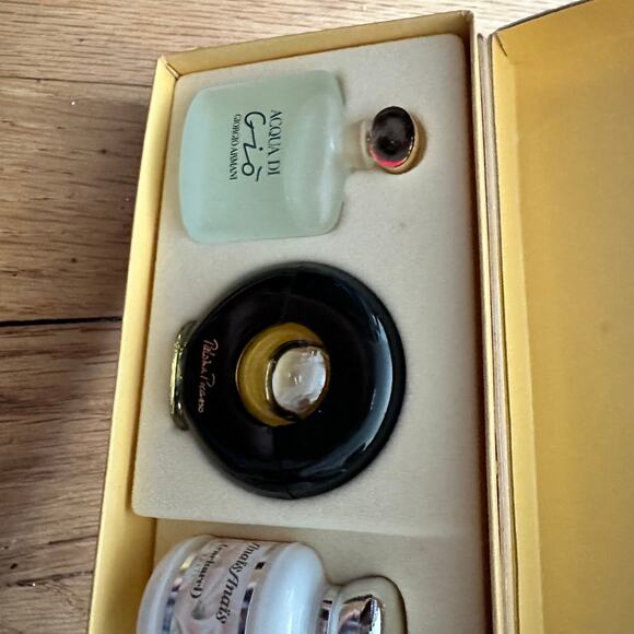 Vintage Premiere Collection Set 6 Mini Designer Perfumes Rare Womens Mini Travel - Picture 13 of 13